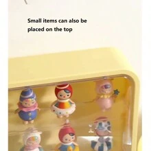 1 pieza Caja ciega de almacenamiento de cosméticos blanca, caja de almacenamiento montada en la pared caja ciega, soporte de exhibición de figuras de acción - Blanco - Ver 6