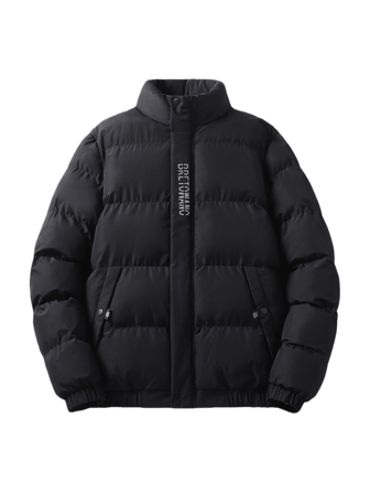 1pc Boyfriend Style Men's Thick Padded Winter Casual Outdoor Sport Jacket