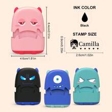 Sello personalizado con nombre y tinta resistente al agua para ropa y accesorios - Sello personalizable para marcar telas, prendas y artículos del hogar, perfecto para uso diario, viajes y organizar pertenencias en el hogar