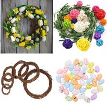 50 stuks 3cm diverse kleuren schuim eieren, geschikt voor paasfeest decoratie, doe-het-zelf knutselen, geschenken, huisdecoratie