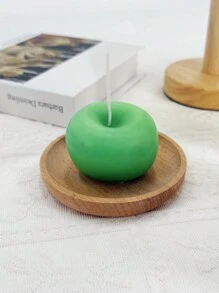 1pc Apple-Shaped Scented Candle, Winter Gift, Best Friend Gift, Handmade Decorative Candle, Women Gift, Holiday Gift, Creative Decoration - Multicolor - View 7
