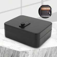 High - Quality Wall - Mounted Key Cabinet - Combination Lock, Outdoor Keysafe For Home & Office (20 Keys, Black) - Black - View 1