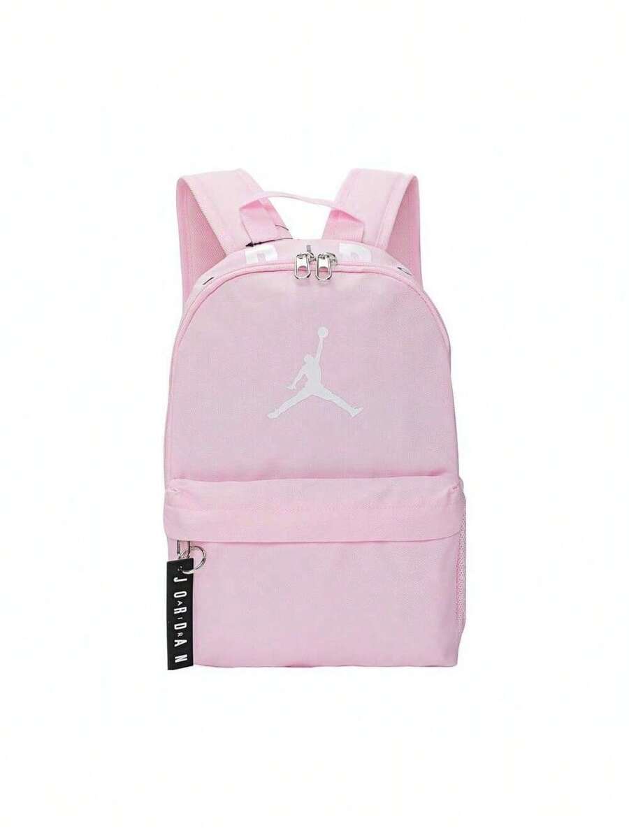 Nike 幼儿拉链印花简约休闲背包 - 白色 - 查看 1