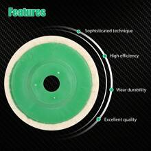 10Pcs/20Pcs 4" Wool Polishing Discs For Angle Grinder – Buffing Pads For Finishing, Ideal For Automotive & Metal Work - 10 Pcs - View 11