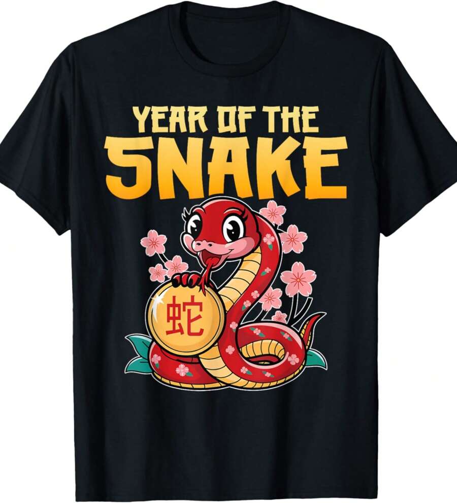 Chinese New Year Snake The Year Of The Snake 2025 Gifts Tee T-Shirt
