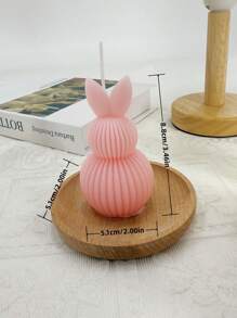 1pc Apple-Shaped Scented Candle, Winter Gift, Best Friend Gift, Handmade Decorative Candle, Women Gift, Holiday Gift, Creative Decoration - Multicolor - View 3