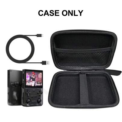 EVA Carrying Case For R36S / RG353V / XU10 / RG35XX / RG353VS Handheld Game Console, RG353V / RG35XX Portable Game Console Storage Case, Retro Game Console Carrying Bag(Box Only)