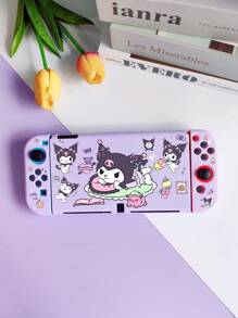 Sanrio 1PC Cute Sanrio Series Pattern Switch Game Console NS/OLED/LITE Case Soft Case Accessories Colorful TPU Material Shockproof And Drop-Proof Cute Waterproof Anti-Scratch Anti-Fingerprint Skin-Friendly Texture Stain-Resistant Birthday Gift