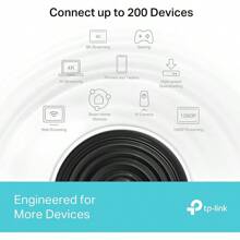 TP-Link AI Deco Mesh Dual Band WiFi 6E Router Built Up WiFi Router 270m2 Coverage 5 400 Mbps Speed For 200 Devices Use As A Mesh Wifi Extender Booster Compatible With All Deco Models Add On - 1Pack-AXE5400WiFi6E - View 6