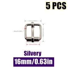 5 件装金属滚轮扣腰带五金针扣适用于包包皮带带背包鞋狗项圈链配件 - 彩色 - 查看 22