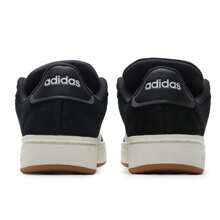 Adidas GRAND COURT ALPHA 00s Low-Top Tennis Shoes, Women Men Court Training Sneakers JR0543 - Black/White/Resin Yellow - View 5