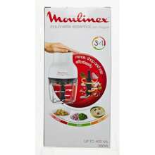 Moulinex Moulinette Essential DJ5201 3-In-1 Chopper Mixing And Slicing Pressure Lid System 300 W Capacity 0.4 L - as pic - View 9