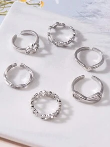 Fashionable And Elegant Metallic Gold Silver Adjustable Open Toe Ring Toe Ring Suitable For Summer Beach Tourism Women's Foot Jewelry - Multicolor - View 10