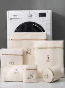 Túi giặt lưới có khóa kéo gia cố và móc treo, thích hợp đựng đồ lót, áo ngực, du lịch, cất giữ, ký túc xá đại học, căn hộ - Có thể giặt bằng máy - Nhiều màu - Xem 26