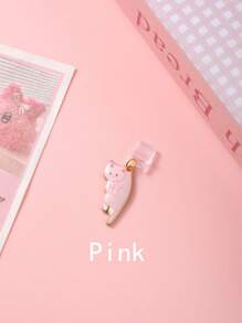 1pc Cute Cat Resin Anti-Dust Plug Decoration For IPhone, Android, USB-C Ports