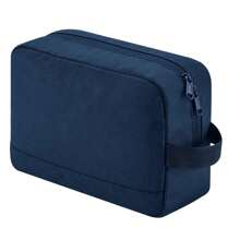 Essential Toiletry Bag (Navy Blue) - 100% Polyester - Blue - View 2
