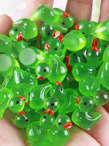 Set de 20 piezas de patitos que brillan en la oscuridad, mini patitos, juguetes de pato de colores aleatorios, figuras miniatura de resina luminosa para manualidades, regalos adorables y coleccionables, detalles para fiestas y relleno de bolsas de recuerdos, ideal para regalos de Pascua - Multicolor - Ver 31