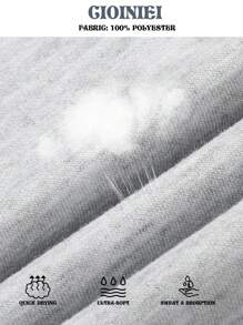 Pantalones casuales versátiles de unicolor de pierna estrecha para mujeres, con ajuste de cordón, simples y de moda, adecuados para deportes al aire libre y entrenamiento físico - Gris Claro - Ver 6