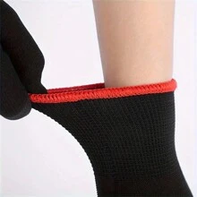 12er Set atmungsaktive Nylon Arbeitshandschuhe, ohne PU-Beschichtung oder Silikon, frei von Blei und BPA, nicht wasserdicht, geeignet für Bauwesen und Heimwerken, Gartenhandschuhe, zum Graben, Pflanzen, Unkrautjäten, zum Schutz von Nägeln und Fingern, geeignet für Männer und Frauen, Ganzfinger Handschuhe, handwaschbar