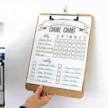 5X Quality Hanging A4 File Clipboard Folder With Clip Hole For Office School Warehouse - Wood - View 2