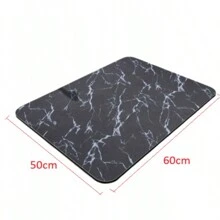 Thảm thoát nước quầy bếp, Tấm chắn nước bắn chống thấm, Thảm lau bát đĩa, Đế lót ly thấm hút quầy bar, Thảm cách nhiệt - Màu xanh lam - Xem 7