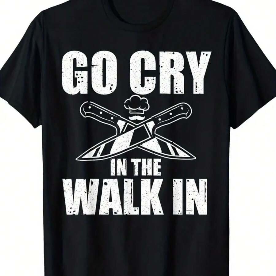 Funny Chef Design Kitchen Chef Culinary Cook T-Shirt - Black - View 1