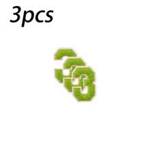 3/10/20pcs 3.2inch Chenille Number 0-9 Embroidered Iron-On/Sew-On Patch Apparel Accessories, Suitable For Clothes, Jackets, Hats, Books, Backpacks - DIY Embroidered Patch Supplies