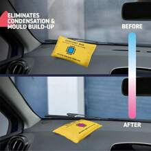 1pc Reusable Silicone Car Dehumidifier Bag - Ideal For Absorbing Moisture Inside Vehicles - one-size - View 4