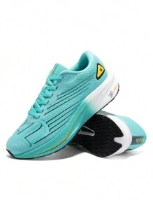 baasploa 1pc 女士跑步鞋专业轻便女士户外跑步鞋防震防滑女士运动鞋品牌女鞋 - 薄荷綠 - 查看 10