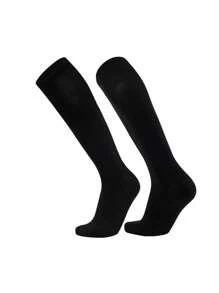 1 Pair Children Solid Color Long Tube Sports Socks, Non-Slip Thickened Terry Sole Football Socks, Absorbent Comfortable Breathable Socks, Suitable For Boys And Girls Basketball, Football Training, Running, Outdoor Activities - Multicolor - View 16