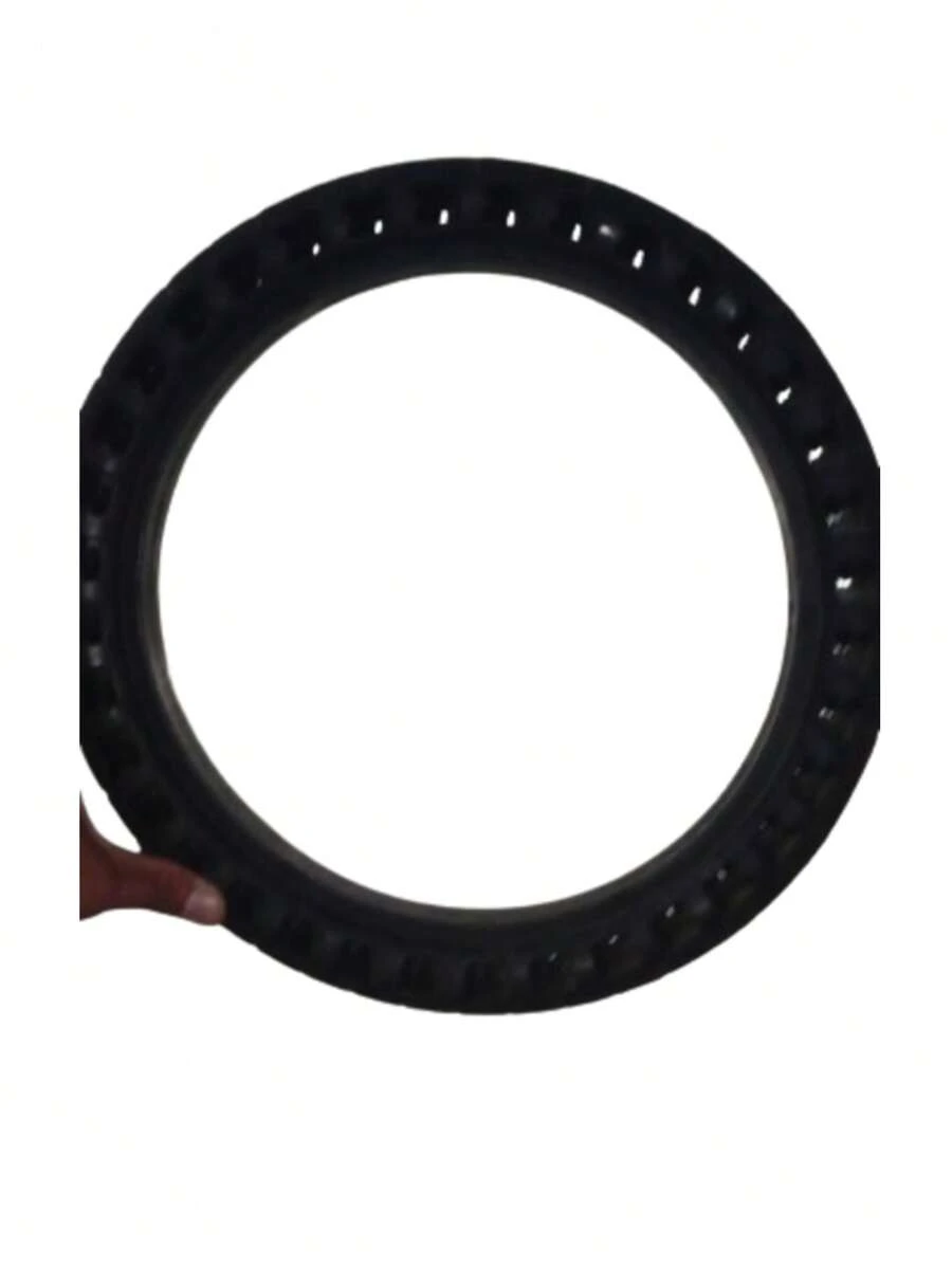 LLANTA SOLIDA (ANTIPONCHADURAS) 14X2.125 PARA BICICLETA ELÉCTRICA, NO NECESITA CAMARA NI PIVOTE Y JAMAS SE VA A PONCHAREXCELENTE CALIDAD CON ORIFICIOS INTERMEDIOS QUE DISMINUYEN LA VIBRACION Y AUMENTAN SU TIEMPO DE VIDA - Negro - Ver 1