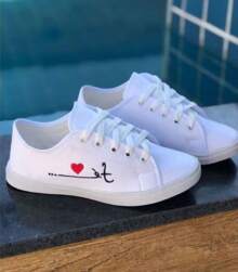 Women's Casual Faith Soft Comfortable Sneakers - trắng - Xem 1