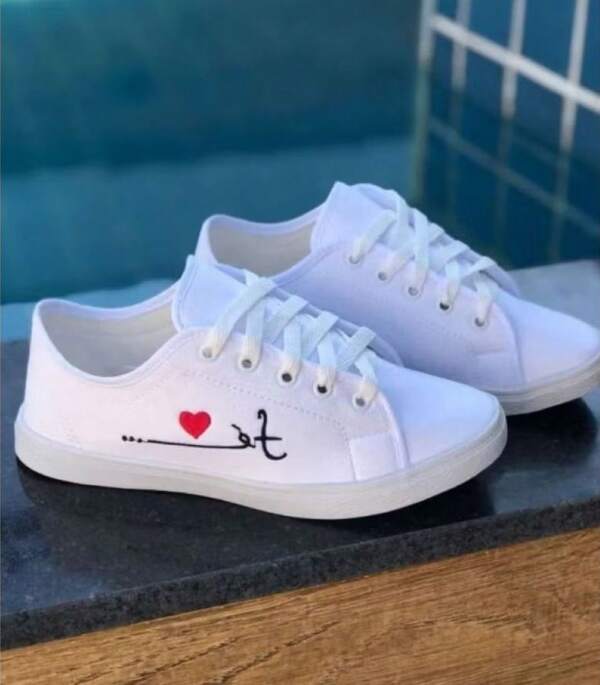 Tênis Feminino Casual Fé Macio Confortável