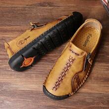 Men's Casual Loafers, Comfortable Leather Hiking Shoes