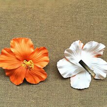 4pcs Hawaiian Flower Hair Clips For Women,4Pcs 3.5 Inch Artificial Flower Clips,Plumeria Hibiscus Hair Clip For Vacation Beach Party,Summers Tropical Flower Hair Accessories For Girls Holiday Giftsummer Claw Clips Hair Claws Hair Barrettes