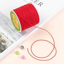 1 Rollo de Hilo Chino 100 m, Varios Colores Para Elaboración de Pulseras, Accesorios Diy,