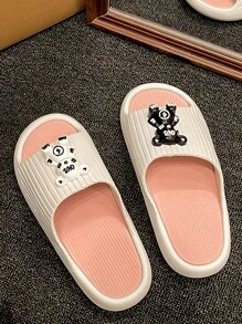 Schattige pantoffels in de vorm van een beer voor dames, dikke zool, antislip pantoffels voor in huis, zomer
