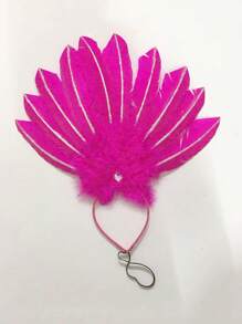 1pc Carnival Feather Headpiece Dance Headpiece Exaggerated Atmospheric Multicolor Feather Headpiece - Multicolor - View 3