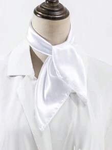 INNNEVV 1 Stück elegantes Damen Bandana-Tuch Einfarbig, für Frauen, dekorativ für Feiertage & formelle Anlässe zum Anziehen