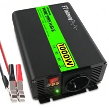 FT feiteeng Pure Sine Wave Power Inverter, 12V To AC 220V/230V, Suitable For Household, RV, And Off Grid Solar Systems, With AC Socket And USB Port, LED Display - Black - View 15