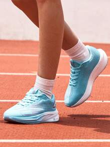 baasploa 1pc 女士跑步鞋专业轻便女士户外跑步鞋防震防滑女士运动鞋品牌女鞋 - 薄荷綠 - 查看 6