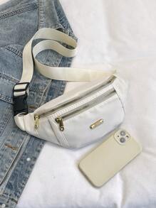 Bolsa de cintura feminina da moda casual para deslocamento esportivo bolsa de ombro portátil crossbody com vários bolsos, bolsa para telefone