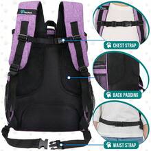 Mochila para mascotas - NEGRO - Ver 11
