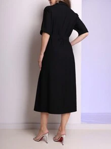 MARANTTI WOMEN'S CHAMISER DRESS - 黑色 - 查看 4