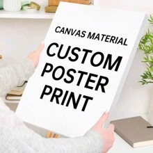 1 pieza Pintura en lienzo con impresión HD de foto personal sin marco, regalo de cumpleaños personalizado, arte de foto de mascota, boda, logo de negocio, imagen de animal, paisaje, decoración del hogar sin marco, 1 pieza de decoración exquisita y de moda