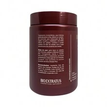 Shitake Bio Extratus Hair Mask 500g Nutritive Reconstruction For Devitalized Hair - 酒紅色 - 查看 1