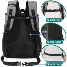 Pet Backpack - رمادي فاتح. - مشاهدة 4