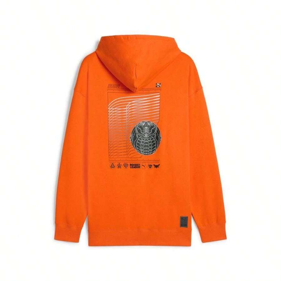 Men's X ROCKET LEAGUE Hoodie - flame flicker - View 1