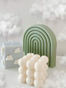 1pc Heart-Shaped Fragrance Bubble Wax, Suitable For Home Decor, Gifts, Air Purification,Room Decor,