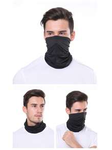 1 件装夏季防紫外线冷却颈套围巾防晒透气头巾滑雪面罩适合骑自行车、骑摩托车和滑雪